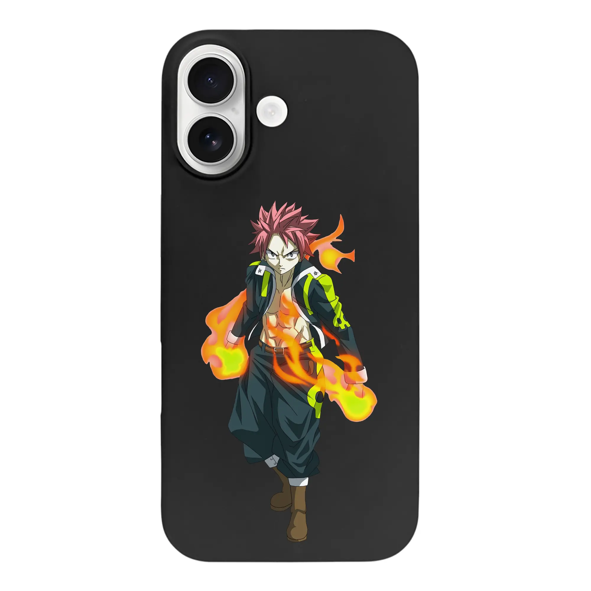 フェアリーテイル グッズ ナツ・ドラグニル - iPhone 17 シリーズ シリコンケース 薄型 耐衝撃 指紋防止 ソフトタッチカバー 精密フィット 傷防止 保護ケース iPhone 17/17 Air/17 Pro/17 Pro Max 対応